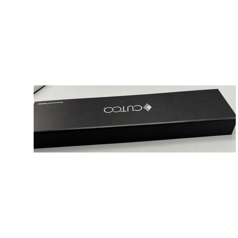 Cutco 1766 KY Santoku Knife Rare Red Handle Engraved New Beginnings with Box